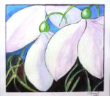 45 - Liz Symonds - Snowdrops - Acrylic.jpg